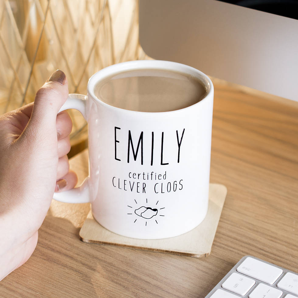 Clever Clogs Personalised Graduation Mug, 1 of 9