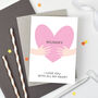 Heart Hugs Mothers Day Card, thumbnail 1 of 2