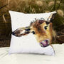 Inky Cow Outdoor Cushion For Garden Furniture, thumbnail 5 of 8