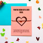 Funny You're A Big Deal Card With Wish Bracelet, thumbnail 2 of 6