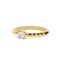 18ct Yellow Gold And Diamond Spike Ring, thumbnail 1 of 3