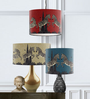Dancing Zebra Lamp Shade, Multi Colours Available, 3 of 10