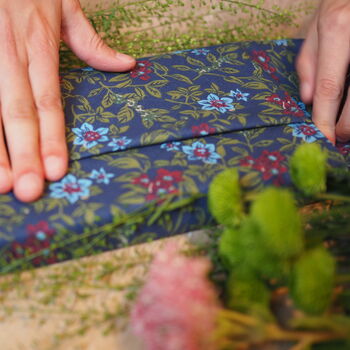 Reusable Recycled Fabric Gift Wrap 'Floral', 7 of 12