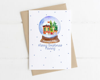 Mummy Or Grandma Snowglobe Card, 3 of 5