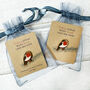 Personalised Robin Enamel Pin Badge Brooch, thumbnail 4 of 7