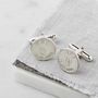 Personalised Sterling Silver Zodiac Birthday Cufflinks, thumbnail 4 of 8