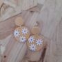 Daisy Dangle Earrings, thumbnail 6 of 6