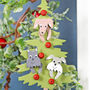 Dogs In Christmas Tree Hanging Decoration, thumbnail 2 of 2