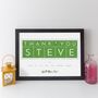 Personalised Retirement Print With Names, thumbnail 1 of 12