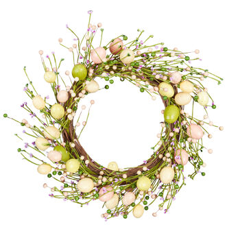 Spring Pastel Easter Eggs Wreath, 2 of 6