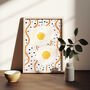 Fried Egg Art Print Brunch Kitchen Poster, thumbnail 5 of 12