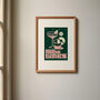 Cocktail Print | Pouring Classics Poster | Retro Mid Century Illustration | Disco And Vinyl Wall Art, thumbnail 8 of 8