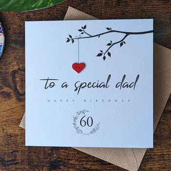 Personalised 60th Birthday Card For Special Dad, 2 of 4