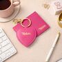 Personalised Card Holder And/Or Heart Keyring, thumbnail 1 of 10