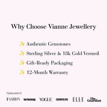Pink Sapphire Pendant Necklace In Sterling Silver And 18k Gold Vermeil, 12 of 12