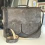 Leather Satchel Messanger Bag, thumbnail 1 of 4