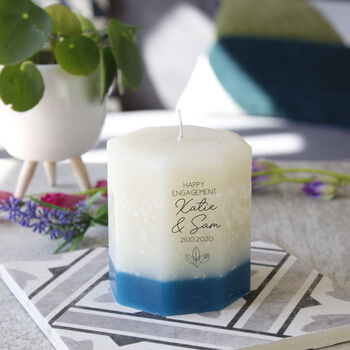 Recycled Wax Eco Friendly Engagement Scented Candle, 3 of 5