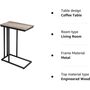C Shaped Side Table Multipurpose Sofa End Table, thumbnail 6 of 12