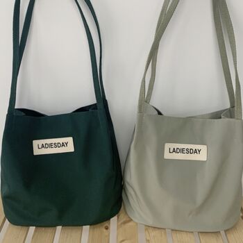 Ladies Day Nylon Waterproof Long Strap Shoulder Bag, 2 of 8