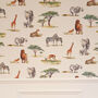 Safari Animals Children's Wallpaper, thumbnail 2 of 9
