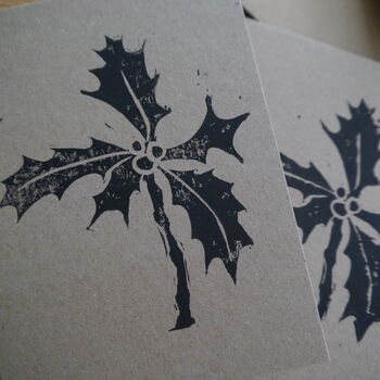 Twelve Month Birth Flower Linocut Card Subscription, 5 of 12