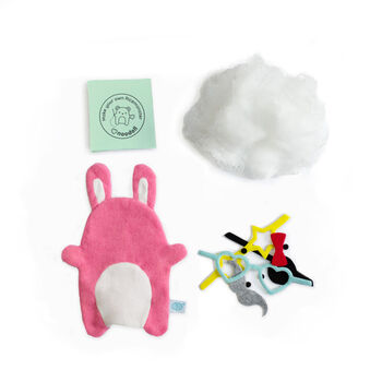 pink rabbit soft toy