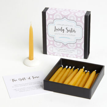 Sister Twenty Minute Candle Gift Set, 3 of 12
