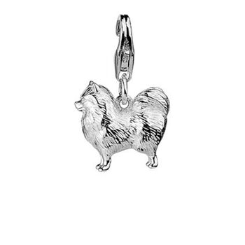 Pomeranian Dog Sterling Silver Jewellery Charm, 2 of 9