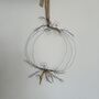 Handmade Wire Hanging Botanical Wreath, thumbnail 3 of 11