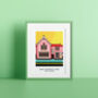 East Dulwich Picture House Colourful Illustration Print, thumbnail 2 of 5