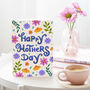 Happy Mother's Day Card | Floral Hand Lettered Card, thumbnail 1 of 3