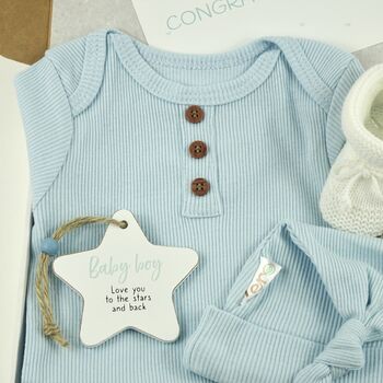 New Baby Boy Letterbox Gift Set, 5 of 7