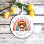 Personalised Cute Child Lion Rainbow Decoration Gift, thumbnail 2 of 2