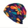 Soft Chemo Headwear Beanie Hat Bandana Bright Flowers, thumbnail 5 of 5