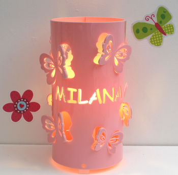 Personalised Butterfly Table Lamp, 6 of 12