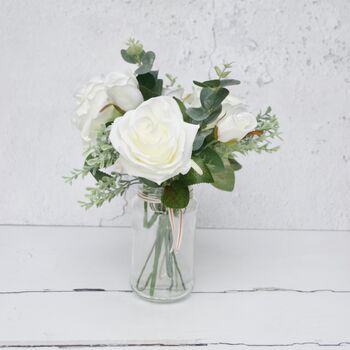 White Christmas Faux Bouquet Scandi Style, 2 of 5