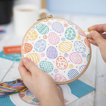 Easter Egg Bonanza Embroidery Kit, 2 of 9