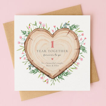 Personalised Anniversary Card – Any Year, 3 of 5