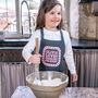 Personalised Cooking With You Kids Apron, thumbnail 1 of 5