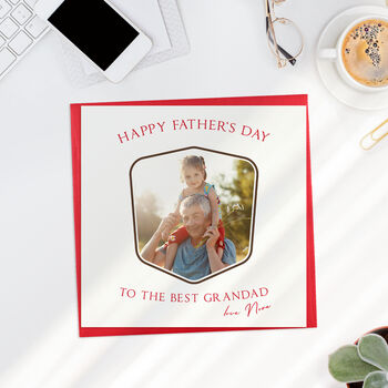 Personalised Father's Day Photo Card, 3 of 5