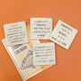 Set Of Four Marble Fishing Quotes Coasters, thumbnail 1 of 2
