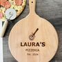 Personalised Round Wooden Pizza Board, thumbnail 7 of 9