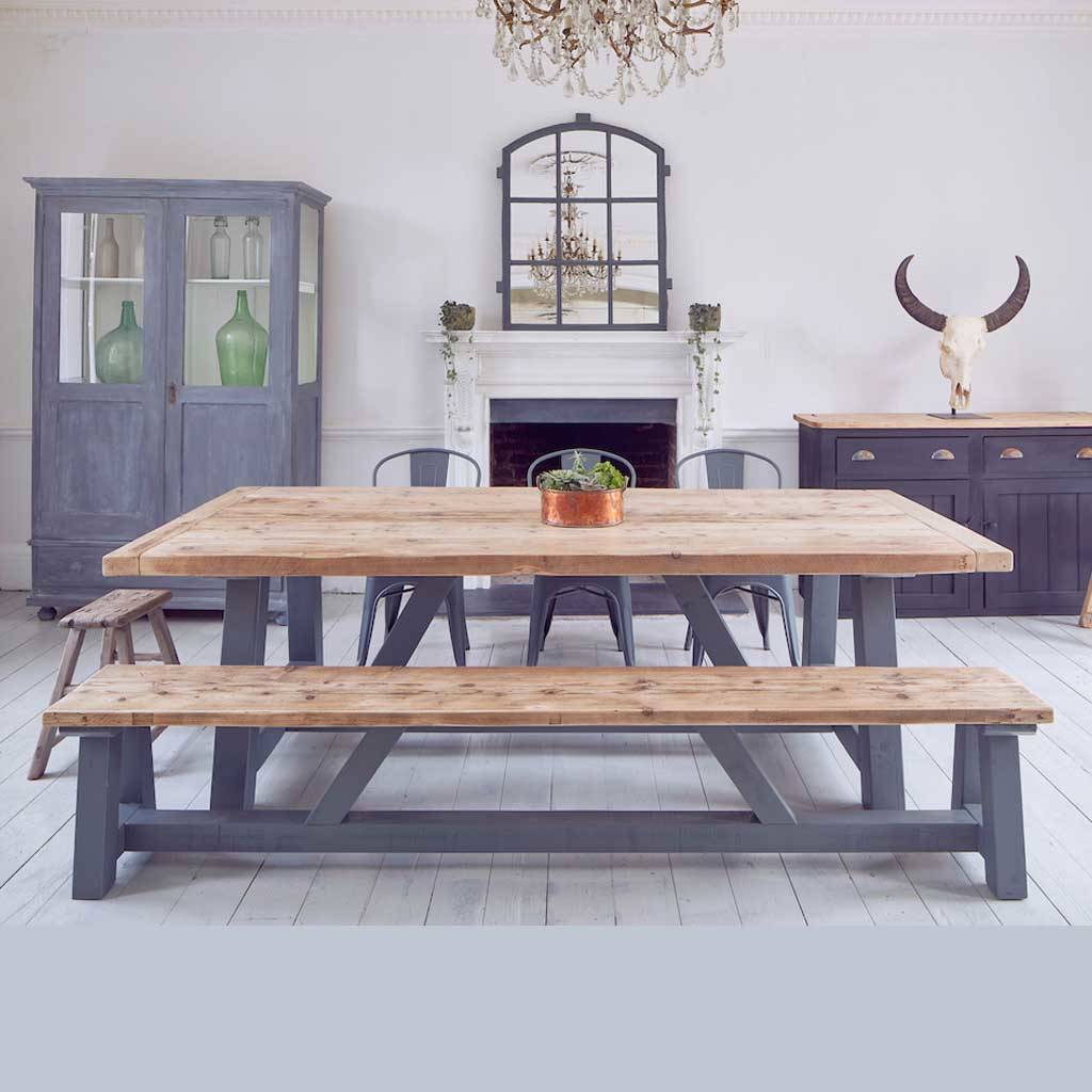 Salvaged Wood Table By Home Barn Notonthehighstreet Salvaged Wood Table