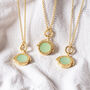Zodiac And Star Sign Spinner Necklace In Gold, thumbnail 9 of 12