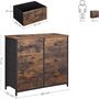 Six Drawer Fabric Dresser For Bedroom Or Nursery, thumbnail 11 of 12