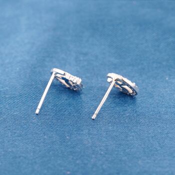 Silver Tinkerbell Stud Earrings, Fairy Earrings, Girls Studs, 4 of 7