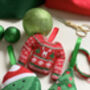 Stitch Your Own Christmas Jumper Bauble, thumbnail 6 of 6