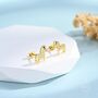 Sterling Silver Shetland Pony Stud Earrings, thumbnail 6 of 12