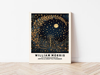 William Morris Midnight Art Print, 4 of 4