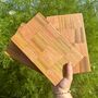 Walnut And Mahogany Wavy Chopping Board, thumbnail 1 of 3